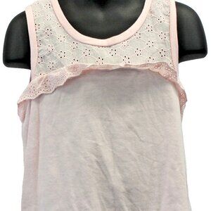 Pink Lemonade Girls size 6X Adorable Eyelet Lace Pullover Top Shirt 6X